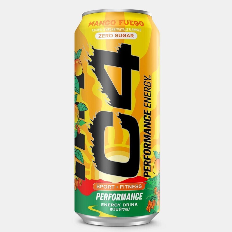 C4 Energy Drink Mango Χωρίς Ανθρακικό 473ml